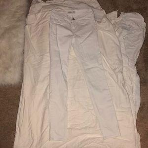 Kids Abercrombie white jeans
